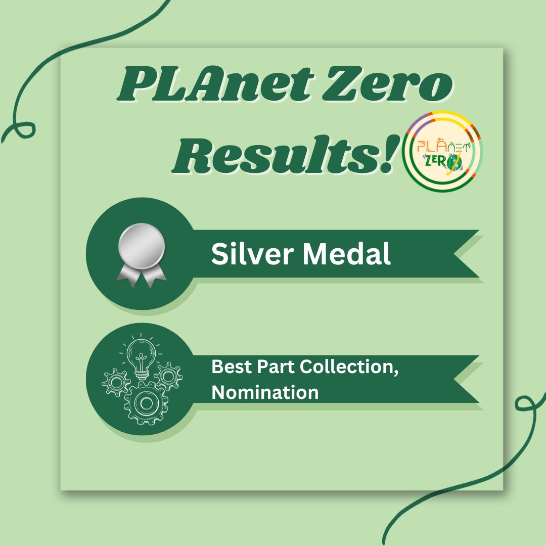 Prairie iGEM is happy to announce that PLAnet Zero was awarded a silver medal at the 2023 iGEM Jamboree!🥈

Not only that, but we were nominated for Best Part Collection for our system of surface-displayed PLA-degrading enzymes! 🥳👏