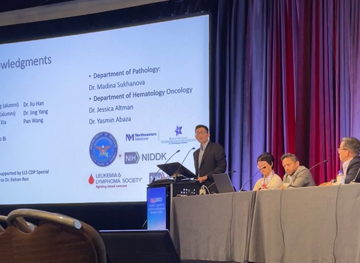 Kehan_Ren_PhD's tweet photo. Excited to share our latest findings on inflammation-driven myeloid malignancies at the first Experimental Hematopathology Scientific Symposium. Grateful for the opportunity to present at @SocforHemepath. #SH23 #Hematopathology https://t.co/4zEbs6Yirt