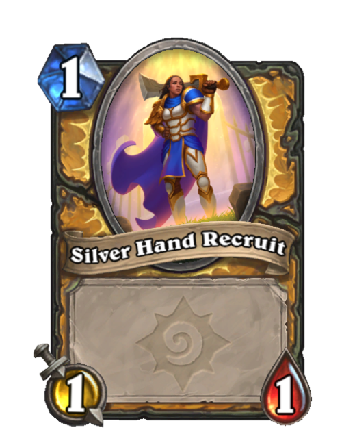 V_G50's tweet photo. Bunch of new Silver Hand Recruit artworks just added in the latest patch. 🤔

Doesn't seem like they're used anywhere yet. #Hearthstone https://t.co/2wfaPh82Ay