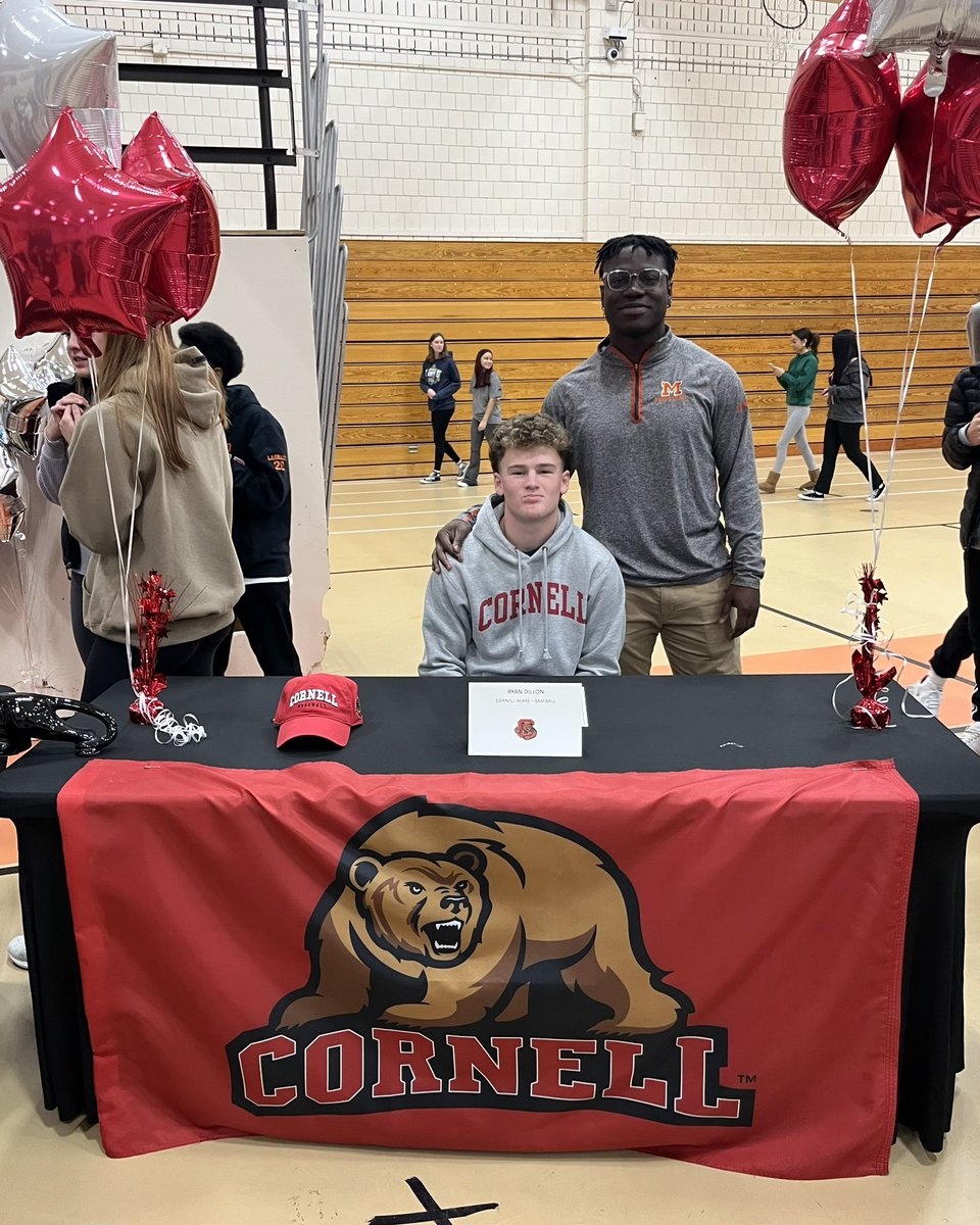 MarlboroHoops's tweet image. Congratulations @ryan3dillon who signed his NLI to play baseball next year at Cornell University! We’re proud of you kid! #Pantherspride #mhshoops #Cornell