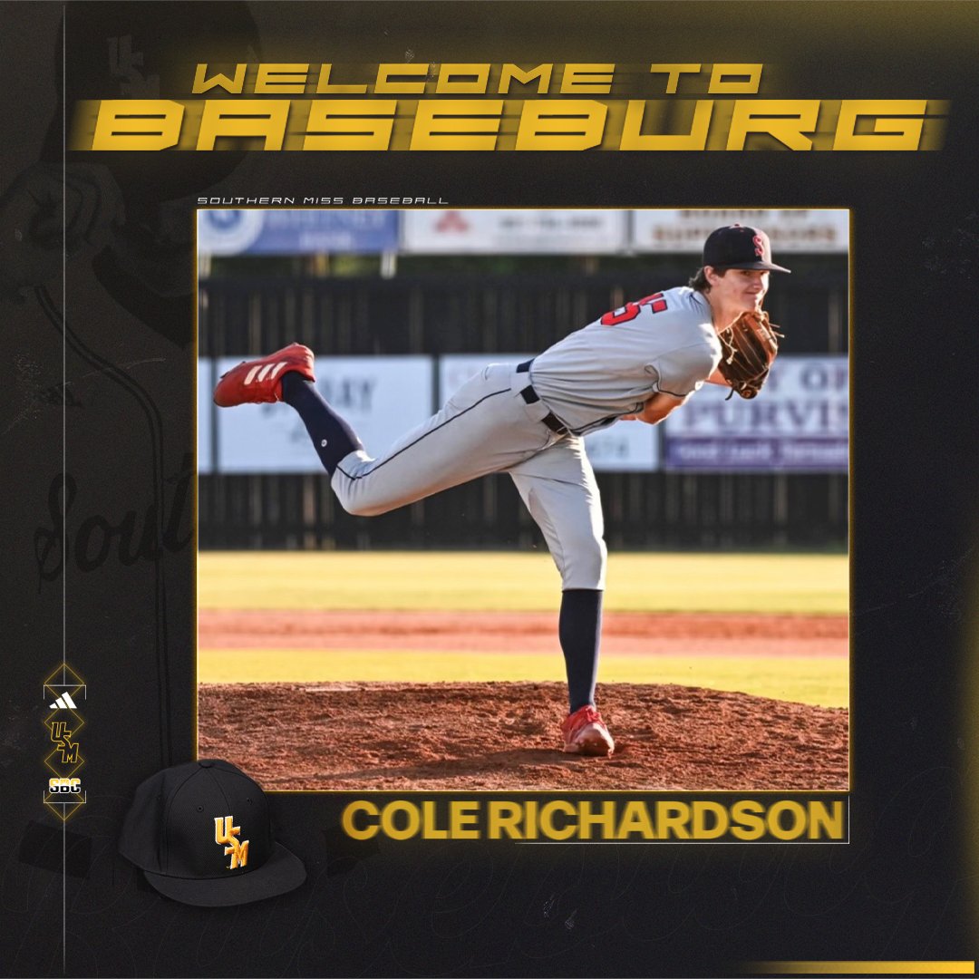 𝗜𝗡𝗞𝗘𝗗 Welcome home, Cole! 🧢: RHP 📏: 6'5' 📍: Ellisville, Miss. 🎓: South Jones HS @CDRichardson15 | #EverythingMatters | #SMTTT