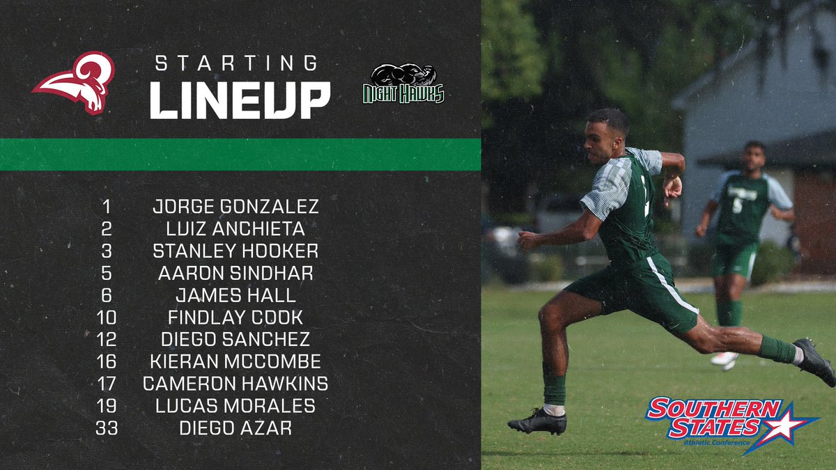Here's our starting lineup for today's game!