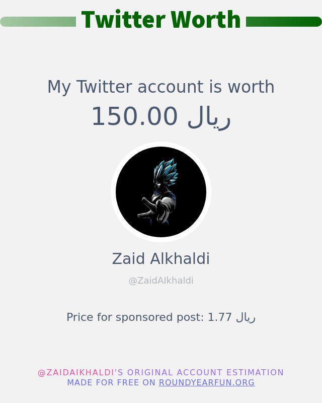 Zaid Alkhaldi tweet media