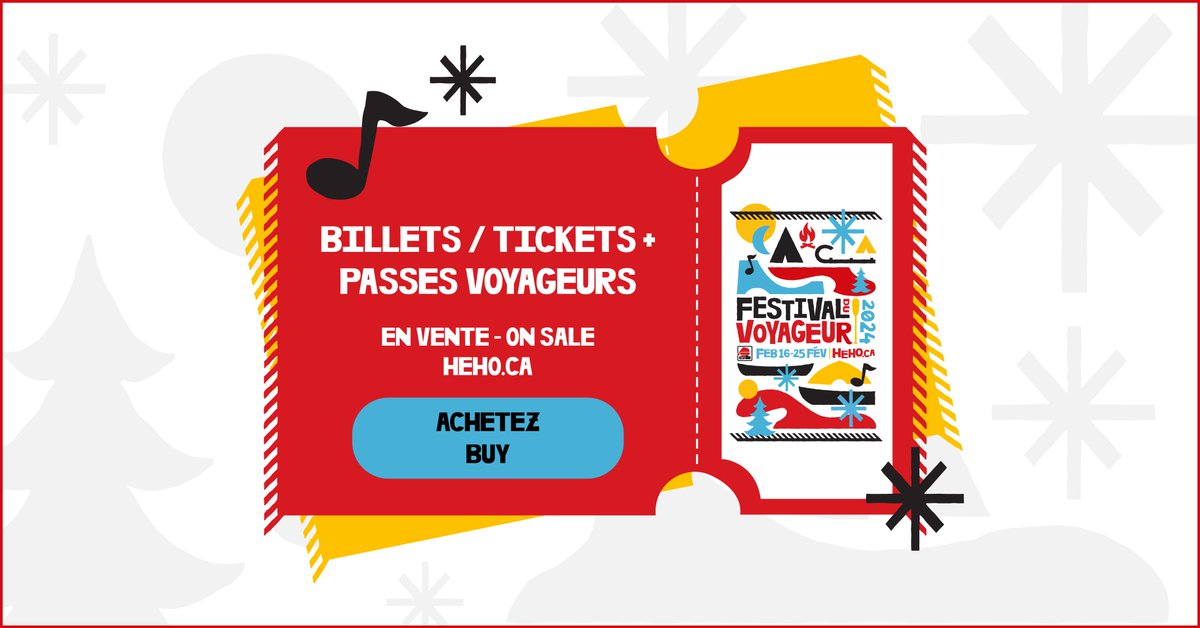Billets maintenant en vente !! 🎊
Tickets on  sale !! 😍

showclix.com/events/31065
