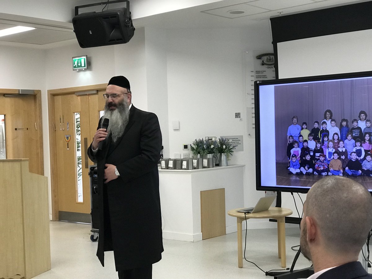 KenDMacintosh's tweet photo. Hope, tolerance and understanding at an otherwise difficult time with Rabbi Rubin and ⁦@chiefrabbi⁩ at the 60th anniversary celebration ⁦@CalderwoodLodge⁩ now on a joint campus with ⁦@stclarespserc⁩. https://t.co/UZvjKcZtWH