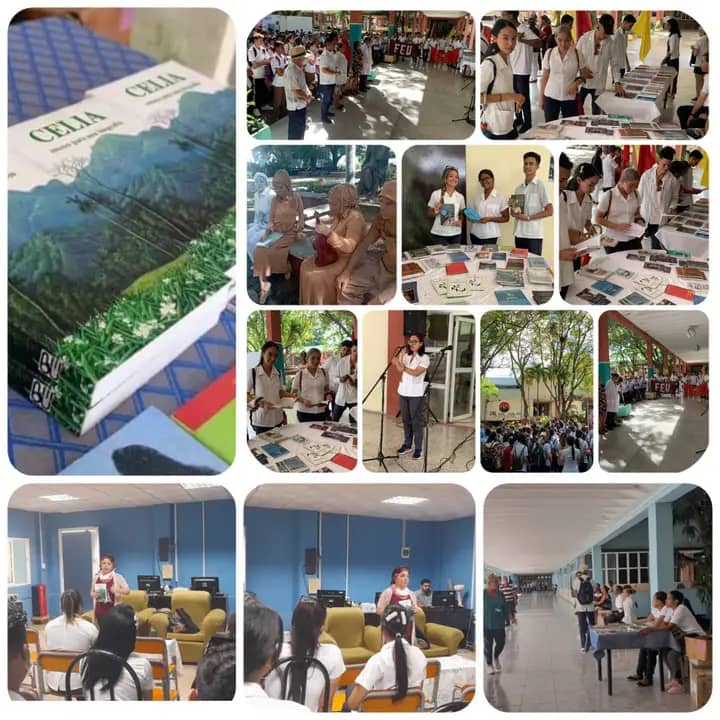 FeuCuba's tweet photo. 📚 Desde Granma, sede nacional del Festival Universitario del Libro y la Lectura. 🥳

#16FULL
#SomosFEU
#AquiEstoyYo https://t.co/V5jEGH41Hs
