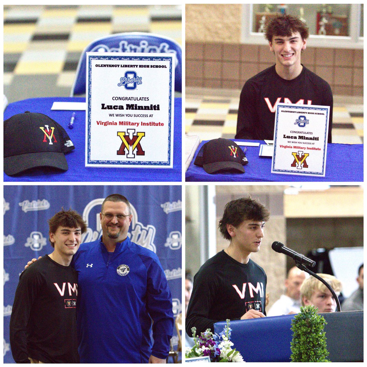Congrats to <a href="/LucaMinniti3/">Luca Minniti</a> on signing his NLI to play D1 Lacrosse <a href="/VMI_Lacrosse/">VMI Lacrosse</a> !  Awesome achievement for him. Luca brings speed, skill and high lax IQ to the game and big things are in store from him this spring!  Congrats Luca!