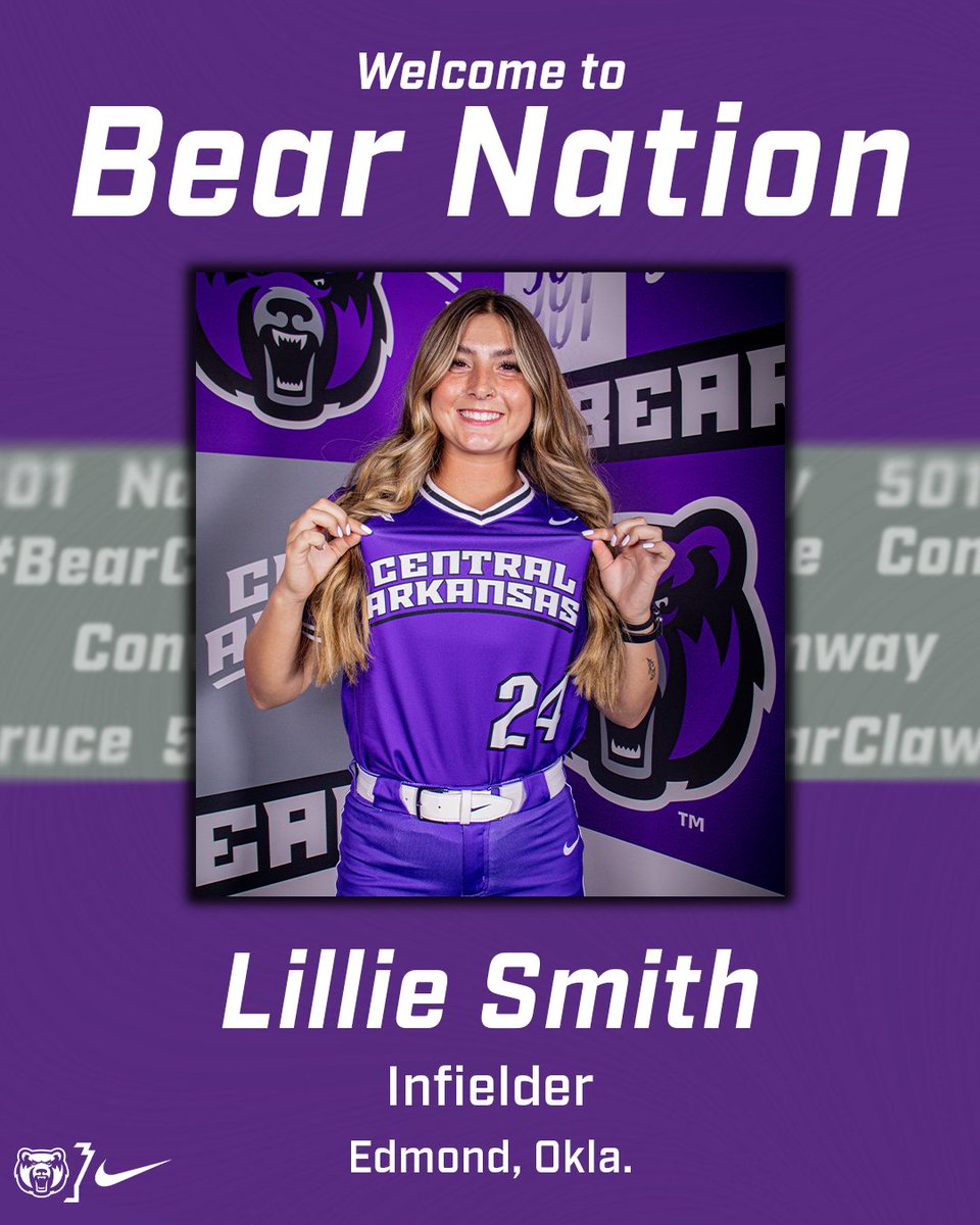 Another championship winner and all-district caliber player, we can't wait to see Lillie Smith out on the field in that Purple! #BearClawsUp