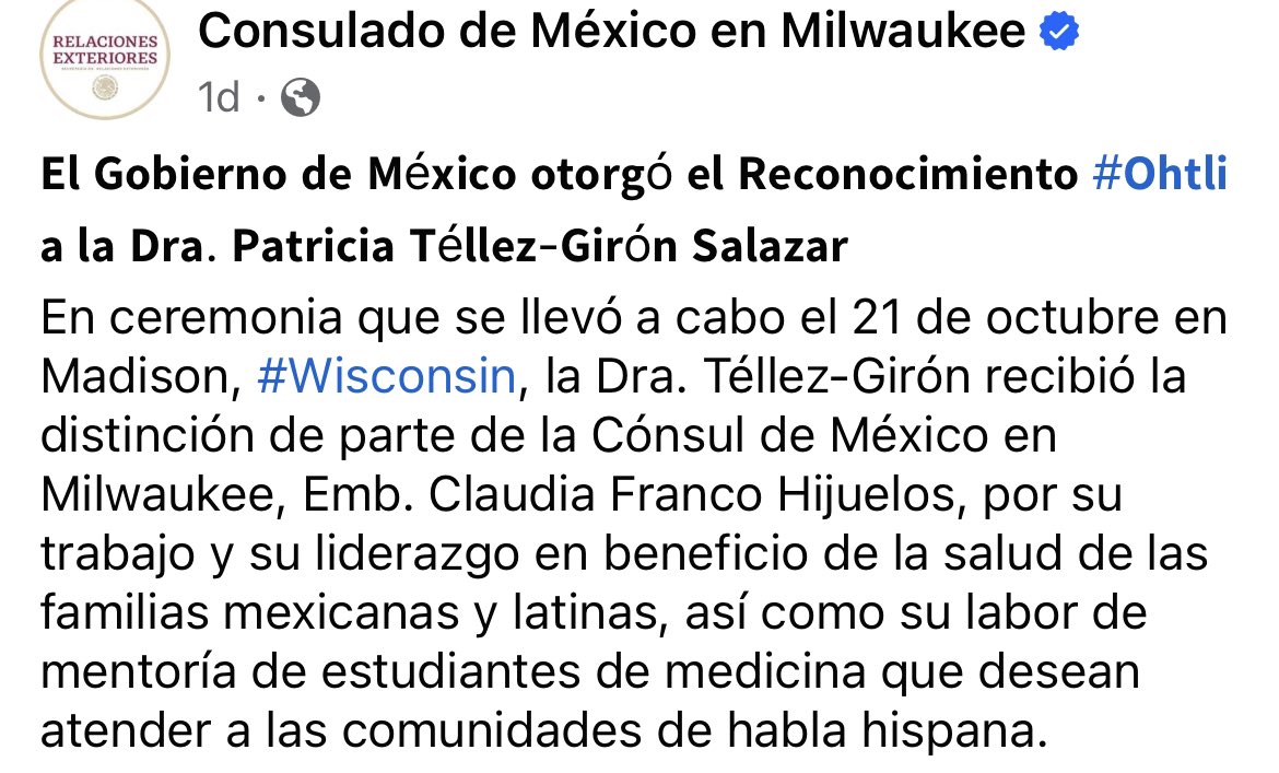 Dra. Tellez-Giron’s commitment and passion for advocating for her patients, her community, and her mentees is incredibly inspiring. I am so grateful that she saw something in me back in undergrad and took me under her wing. Learning from her has been the biggest blessing.