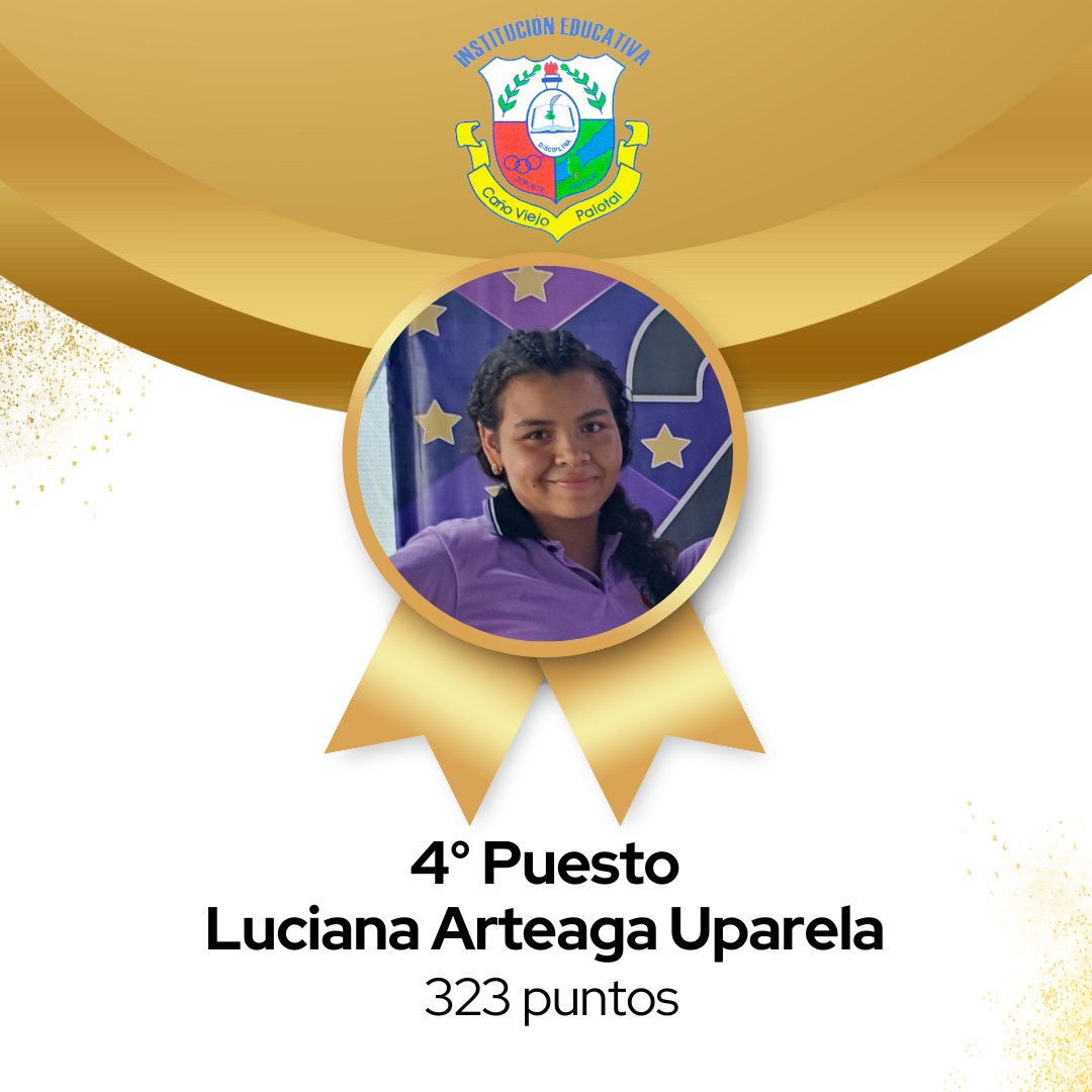 inecavip's tweet photo. Darcy Romero con 340 puntos, Mariangel Otero con 327 puntos y Luciana Arteaga con 323 puntos. A todos nuestros futuros bachilleres, ¡muchas felicitaciones! https://t.co/7AcTl3DzRB