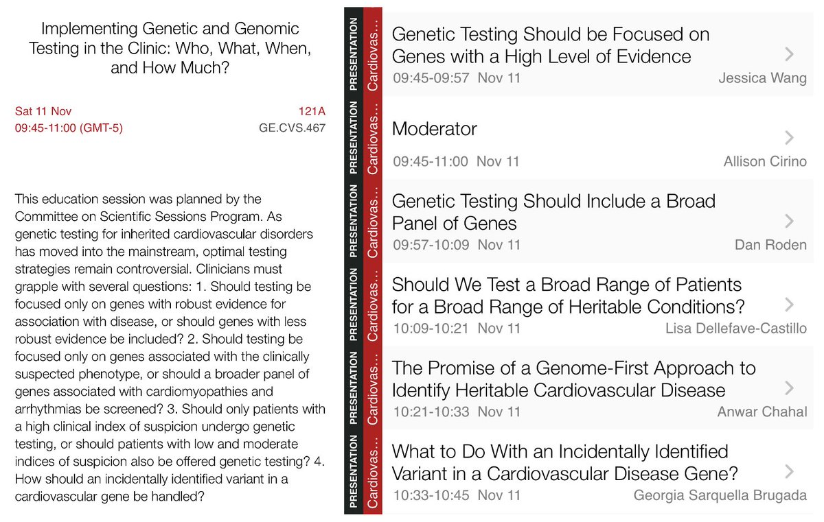 H.J. Tadros (@hj_tadros) on Twitter photo Attending #AHA2023? Optimal🧬testing strategies for inherited🫀disease remain controversial. Come by Room 121A on 11/11 to hear some awesome talks on this topic!
<a href="/JessicaWangMD/">Jessica Wang</a> <a href="/rodendm/">Dan M Roden MD</a> <a href="/AnwarChahal/">Anwar Chahal MD PhD MRCP</a> @GeorgiaBesalu <a href="/FerhaanAhmad/">Ferhaan Ahmad, MD, PhD</a> <a href="/AllisonCirino/">Allison Cirino</a>
#CardioTwitter #Genetics Attending #AHA2023? Optimal🧬testing strategies for inherited🫀disease remain controversial. Come by Room 121A on 11/11 to hear some awesome talks on this topic!
<a href="/JessicaWangMD/">Jessica Wang</a> <a href="/rodendm/">Dan M Roden MD</a> <a href="/AnwarChahal/">Anwar Chahal MD PhD MRCP</a> @GeorgiaBesalu <a href="/FerhaanAhmad/">Ferhaan Ahmad, MD, PhD</a> <a href="/AllisonCirino/">Allison Cirino</a>
#CardioTwitter #Genetics