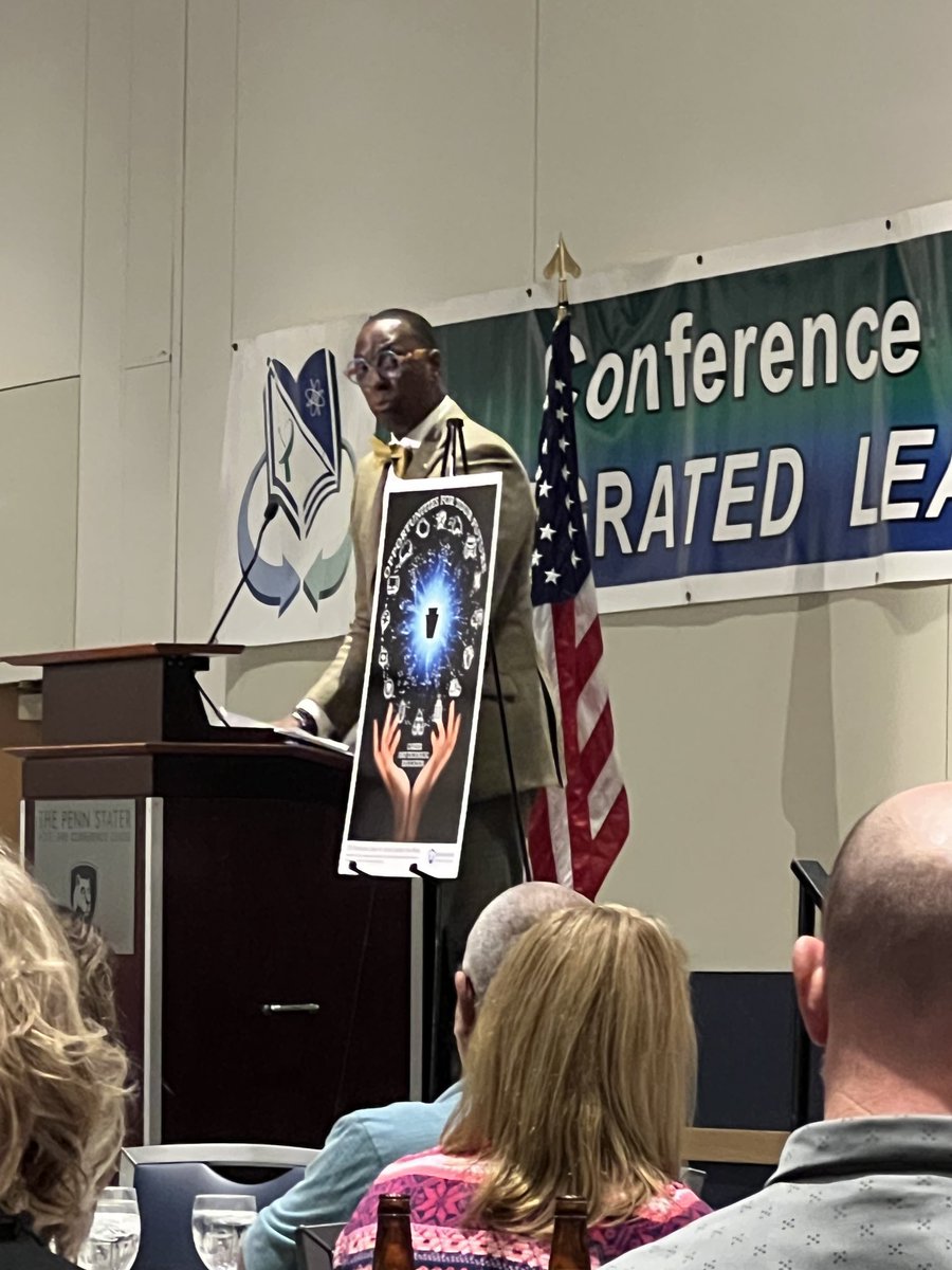PamStreich's tweet photo. Dr. Khalid Mumin, Secretary of Education- Integrated Learning Conference- Speaking on the value of Career and Technical Education! #cte #workforce https://t.co/K2cEIhUv1A