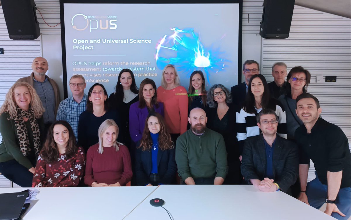 Exciting day in Prague attending the <a href="/OpusEu/">OPUS.eu - Open and Universal Science Project</a> Annual General Meeting! Fantastic work carried out by the project and outstanding consortium team ✨