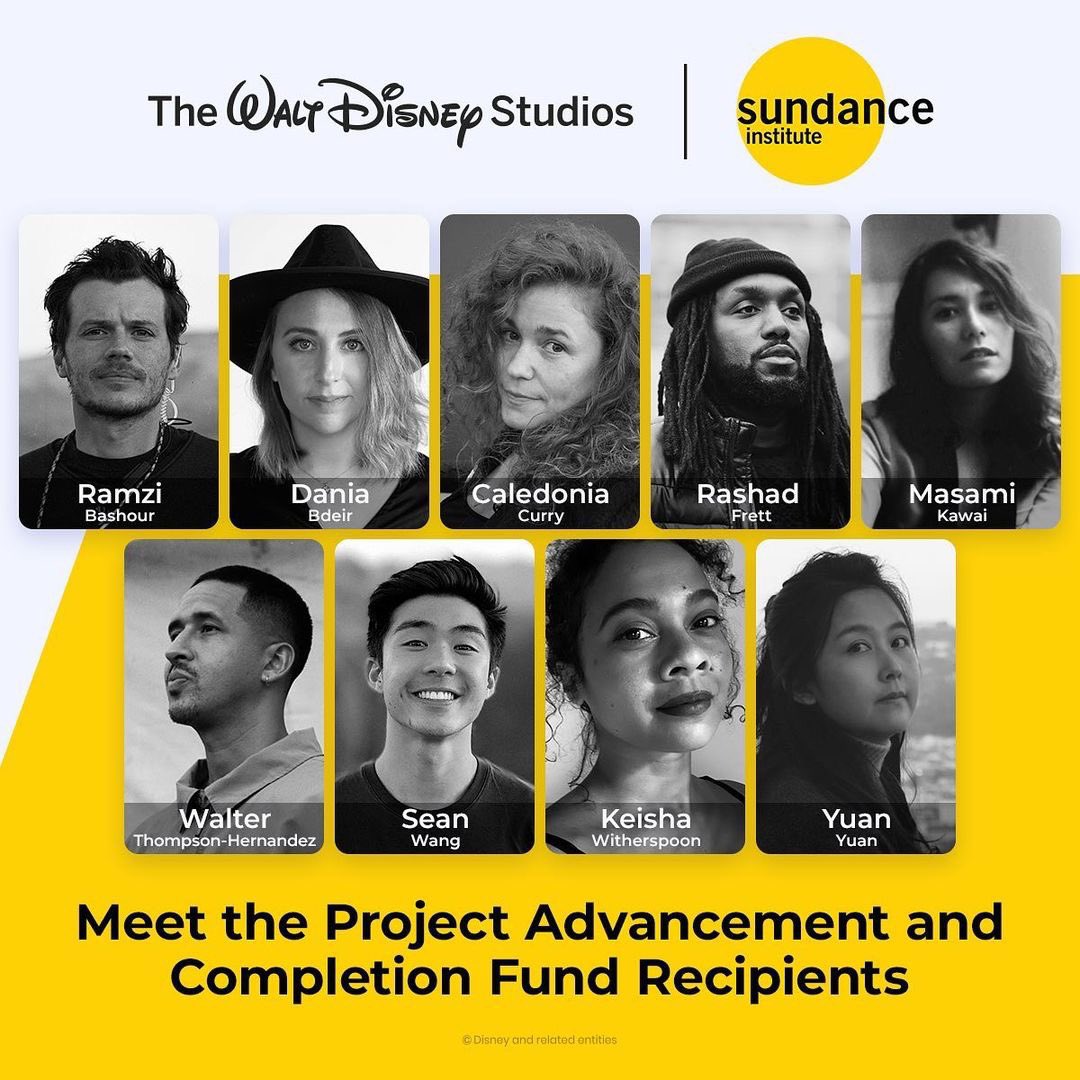 Congratulations to the directors selected for the Project Advancement and Completion fund! This initiative by @sundanceorg and @DisneyStudios provides grants to directors from underrepresented backgrounds and we’re excited to see them bring their visions to life.