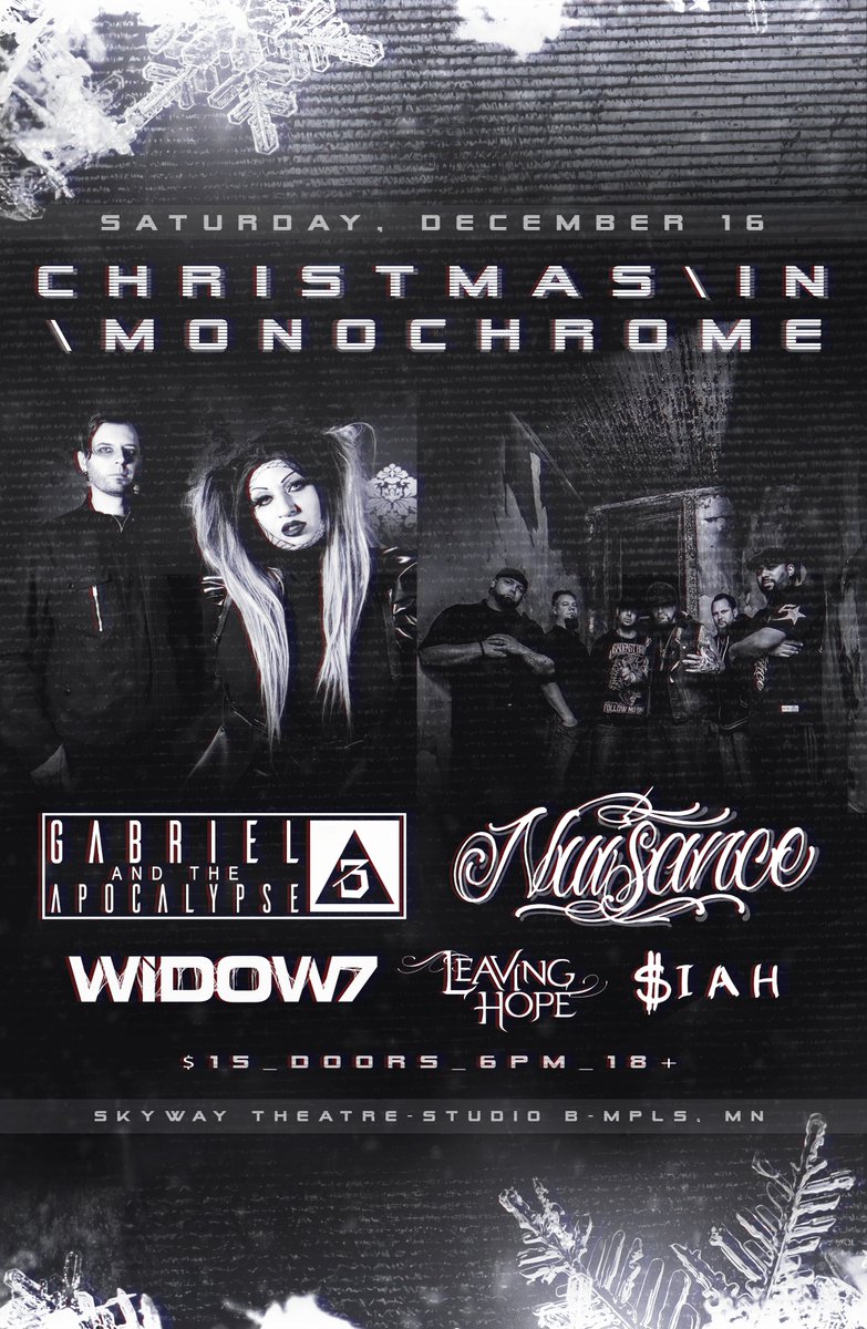 Christmas in Monochrome Minneapolis, MN 12/16!