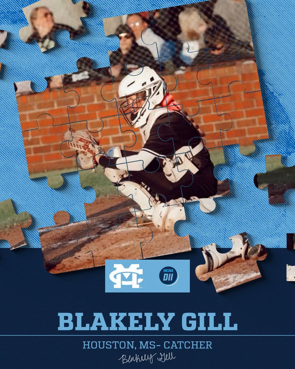Mississippi College Softball🥎 (@gochoctaws_sb) on Twitter photo OFFICIAL✍🏻
🔵 <a href="/blakelygill07/">Blakely Gill</a>
🟡 Houston, MS
🔵 Catcher
🟡 Houston High School
“I am most excited to meet and build new relationships while playing the game that I love.”
𝕎𝔼𝕃ℂ𝕆𝕄𝔼 𝕋𝕆 𝕋ℍ𝔼 𝔽𝔸𝕄𝕀𝕃𝕐! OFFICIAL✍🏻
🔵 <a href="/blakelygill07/">Blakely Gill</a>
🟡 Houston, MS
🔵 Catcher
🟡 Houston High School
“I am most excited to meet and build new relationships while playing the game that I love.”
𝕎𝔼𝕃ℂ𝕆𝕄𝔼 𝕋𝕆 𝕋ℍ𝔼 𝔽𝔸𝕄𝕀𝕃𝕐!