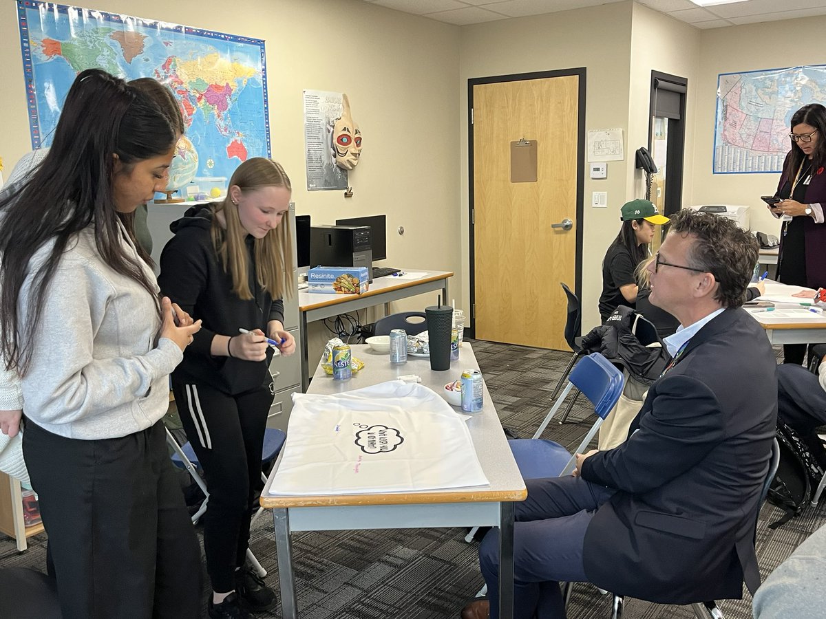 kblakeway's tweet image. Thank you Guildford Learning Centre students for sharing your thoughts and ideas around the future of education. #studentvoice @Surrey_Schools