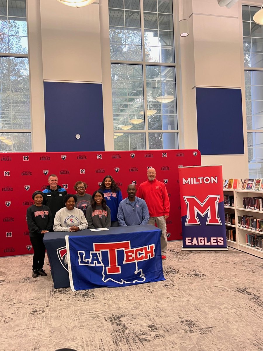 Congrats to long-time Rush Unioner, Alex Weatherspoon on her commitment to attend Louisana Tech to continue her soccer career at the #nextlevel! We are so proud &amp; can't wait to see you on the pitch. #signingday #miltoneaglessoccer #rushunionsoccer  #LAtechsoccer #lifesapitch