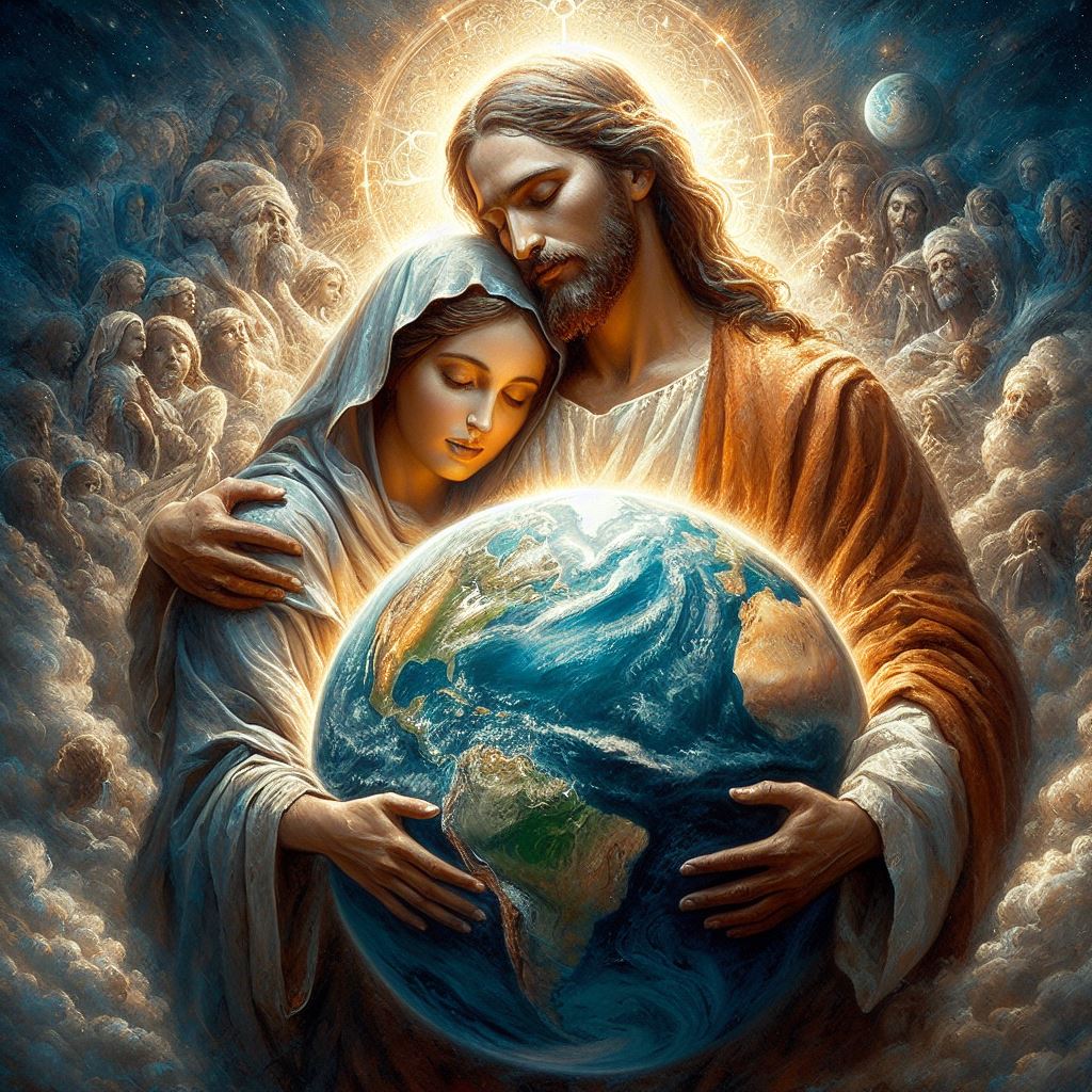 En este momento de la historia, con tantas dificultades en el mundo entero, con tantas personas sufriendo, renegando de Dios, tantos niños de Dios puestos en venta e hijos suyos a los que no se les permite nacer... esta es la imagen que se me venía a la mente.