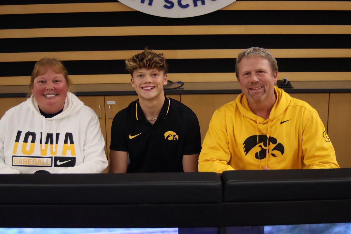 Celebration of a kid’s lifelong commitment to baseball and a ton of hard work. Congrats to @AlivoKyle on his commitment to @UIBaseball. Iowa Hawkeyes are getting a special one!