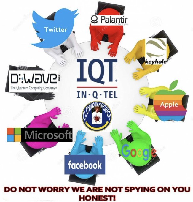 In-Q-Tel which laid the groundwork for the big tech open source panopticon that CIA dark money helped build.  It was a Dark Money angel investor money laundering operation to help Wall Street crown prechosen winners.