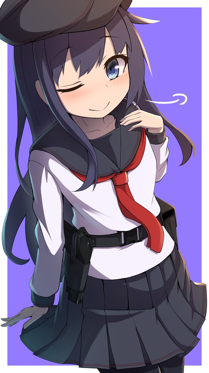 タシュケント(艦隊これくしょん) 「いい9mmの日!」|ならしかあすかのイラスト