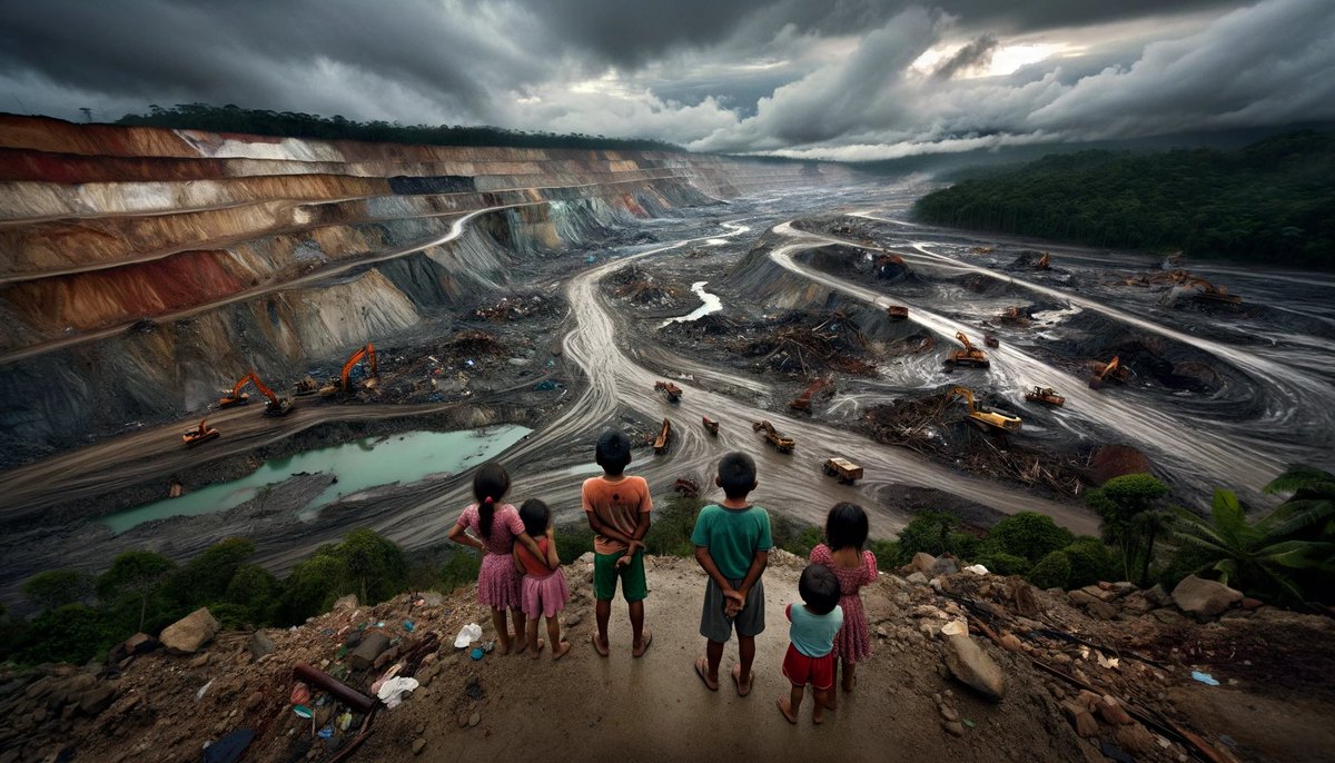 La minería a cielo abierto ha desgarrado el velo verde que cubría la tierra de Panamá, dejando cicatrices abiertas en su piel. Imagina los bosques tropicales, llenos de vida y color, siendo reducidos a desiertos grises y polvorientos. La minería no solo desplaza la tierra, sino