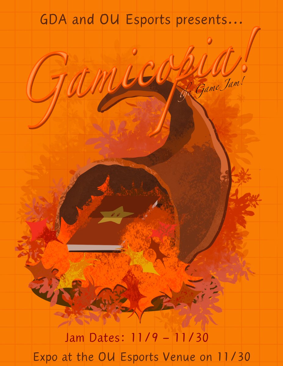 ANNOUNCING the GAMICOPIA game jam starts 11/9/23 and ends 11/30/23. 

This time around we're using a generator to offer you all a thematically appropriate buffet of themes to choose from. When the time comes, use the button (*or link*) on the page to generate your theme.