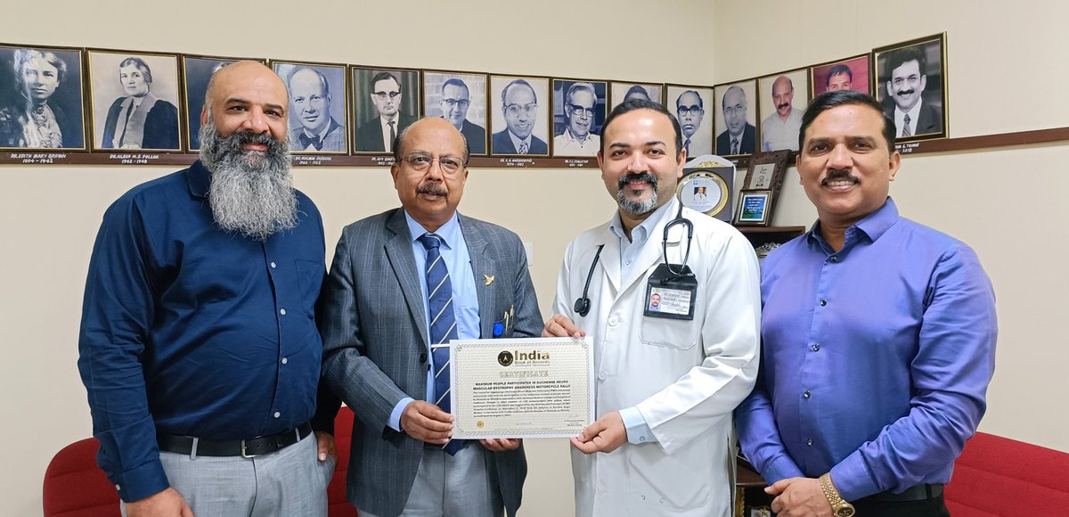 CMCLudhiana's tweet photo. CMC in collaboration with Nomads on Wheels Biking Club Ludhiana's Motorcycle Rally for Duchenne Muscular Dystrophy Awareness has earned its place in India Book of Records mobilizing highest number of passionate bikers dedicated to raising awareness for Duchenne Muscular Dystrophy https://t.co/dywm0h3mcI