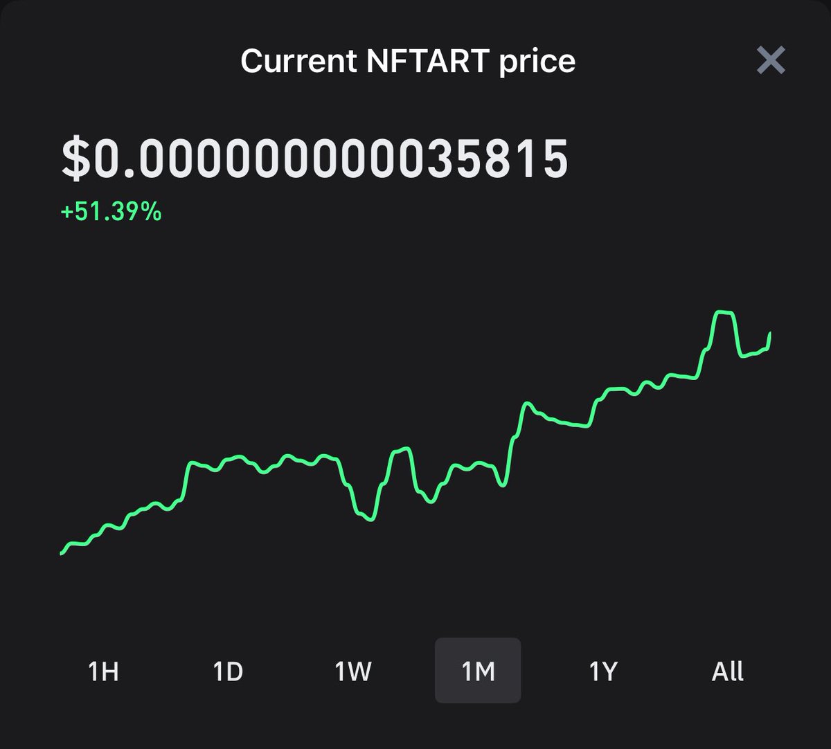 CRYPTO GOD (@nftcryptogod) on Twitter photo $NFTART IS NOW 51% UP FROM LAST MONTH 😳🔥 <a href="/EnterNFT/">enter - NFT ecosystem ✨</a>
#enterart #NFT #NFTartwork #nftcollectors #NFTCommmunity #NFTdrop #Crypto #CryptoArt #BSC #BSCGEM #Bitcoin #ETH #Ethererum #CMC #Coinbase #100xgem #SHIB $NFTART IS NOW 51% UP FROM LAST MONTH 😳🔥 <a href="/EnterNFT/">enter - NFT ecosystem ✨</a>
#enterart #NFT #NFTartwork #nftcollectors #NFTCommmunity #NFTdrop #Crypto #CryptoArt #BSC #BSCGEM #Bitcoin #ETH #Ethererum #CMC #Coinbase #100xgem #SHIB