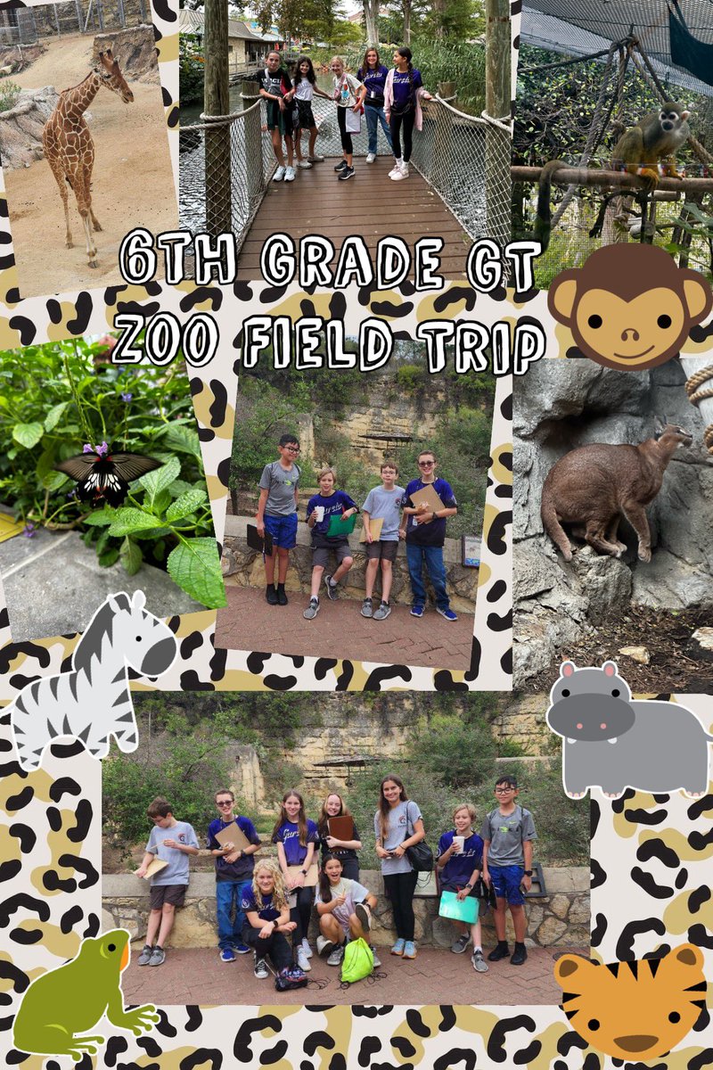 It was fun seeing our 6th Grade GT students learn about enclosures at the SA Zoo today! 🦁🐅🐧 @nisdgarcia