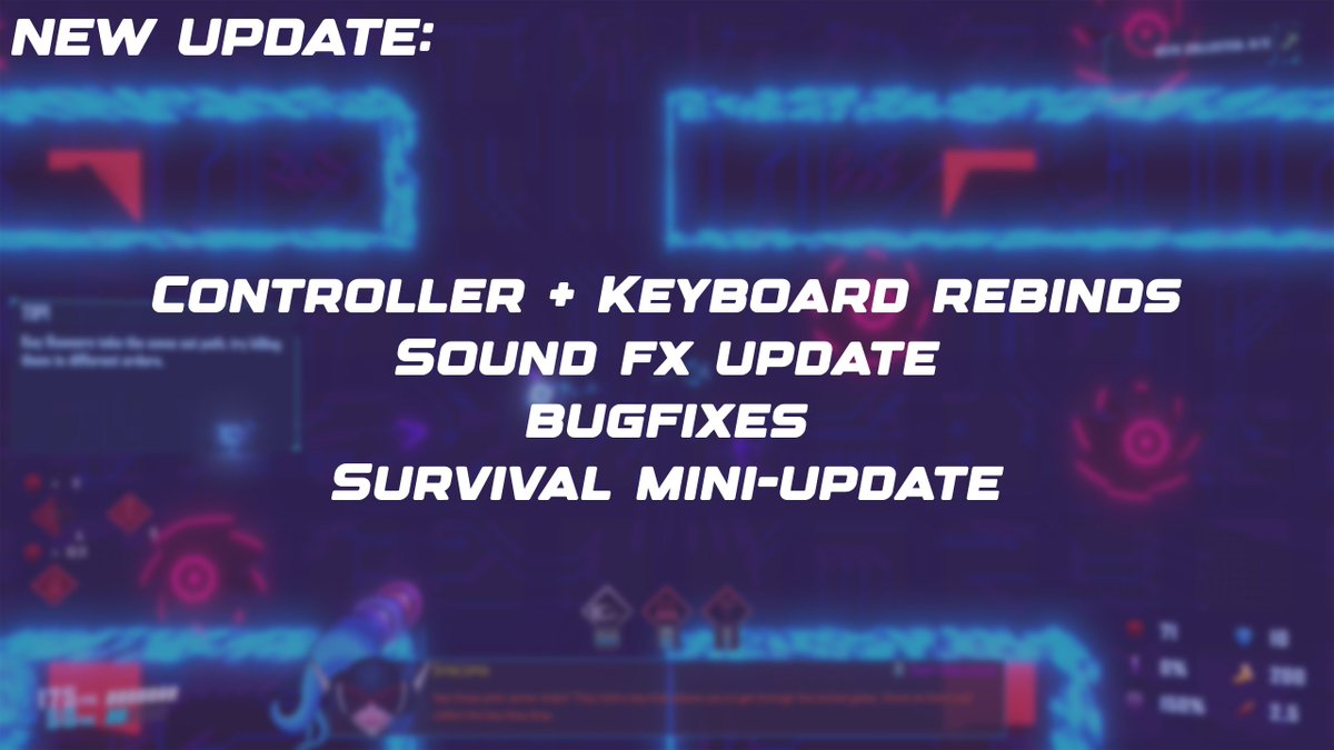 StudiosSanguine's tweet photo. An #update will be launching for #btmr in the next coming weeks.
Updates including redoing our entire input system to allow for some crazy rebinding.
We discovered that a couple of #SFX were outdated and we updated those accordingly and we have some #bugfixes as usual! https://t.co/tM4BbOZ8Wc