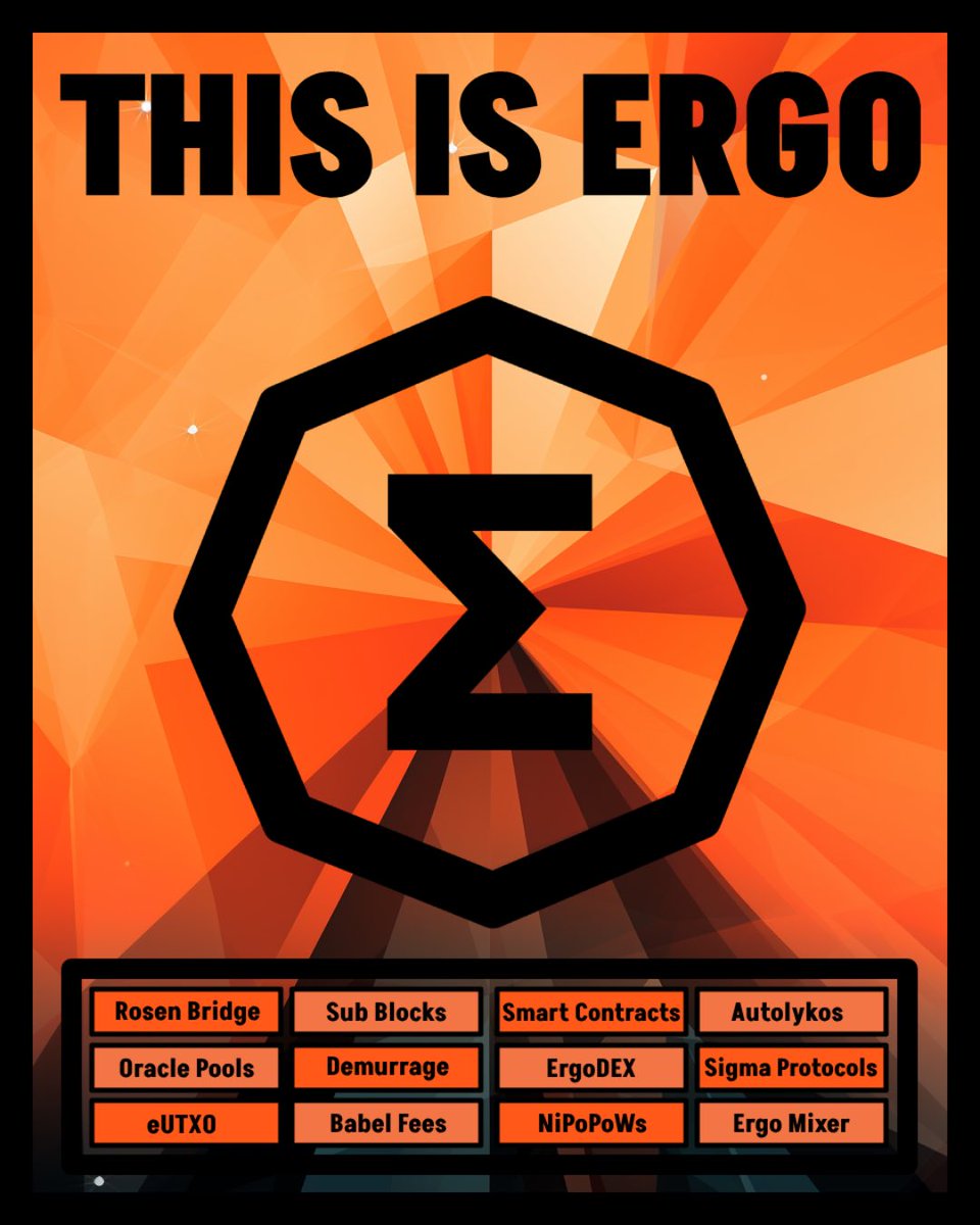 _VI7ION_'s tweet photo. This is #Ergo - A Fast, Scalable, Decentralised and Secure Powerhouse Cryptocurrency 

@andrehafner⁩ @ergo_platform⁩ ⁦@ERG_Glasgow⁩ ⁦@sigmanaut⁩ ⁦@DanielTetsuyama⁩ https://t.co/9QqOoSqJyY