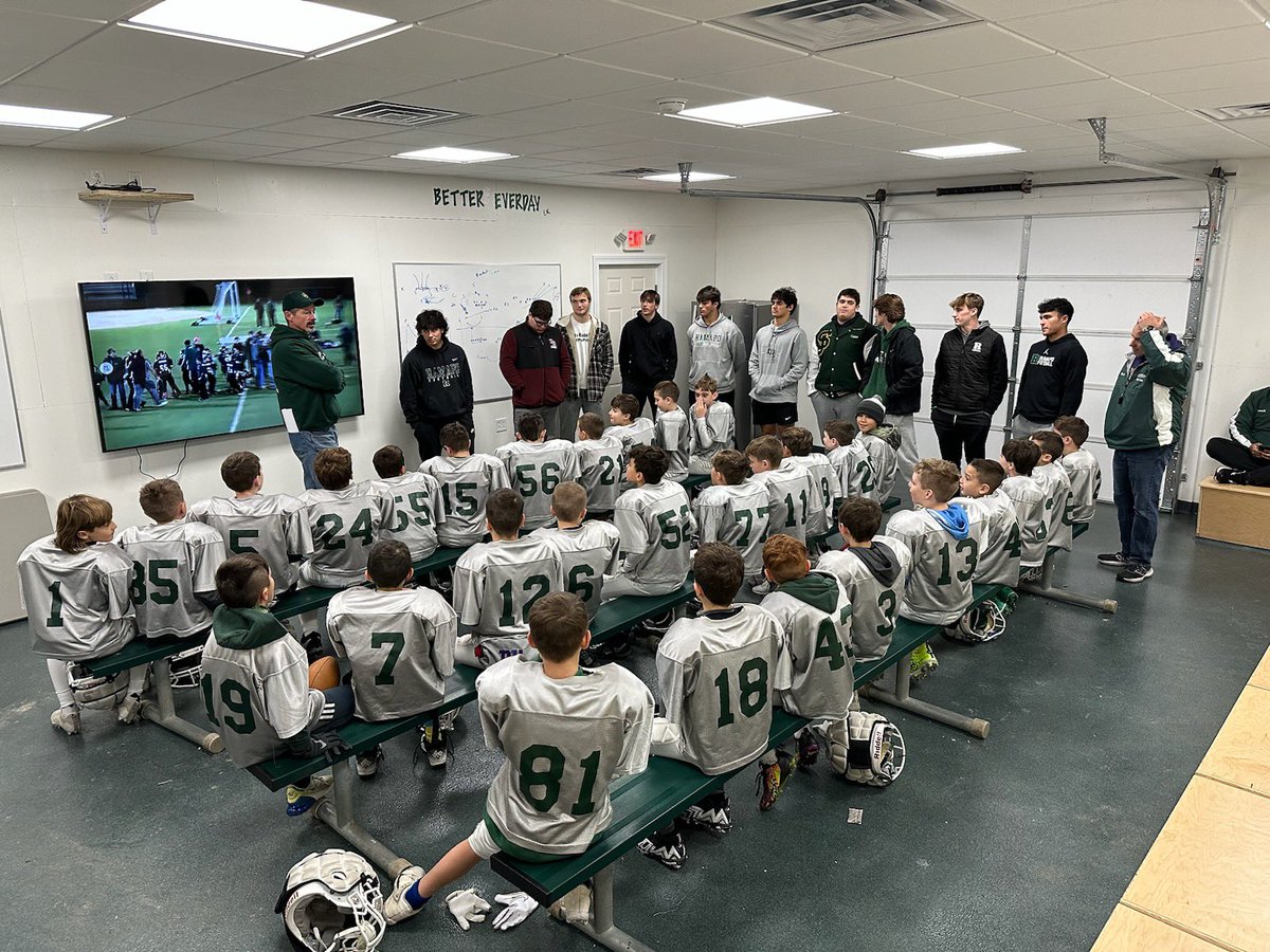Thank you! (10) 2015 Wyckoff PW Super Bowl Champs, competing this week in their own senior year HS Sectional Championships, took time to share their experience in the SB with this year’s PW’s as they prepare for their first Super Bowl. Once a Raider, Always a Raider!