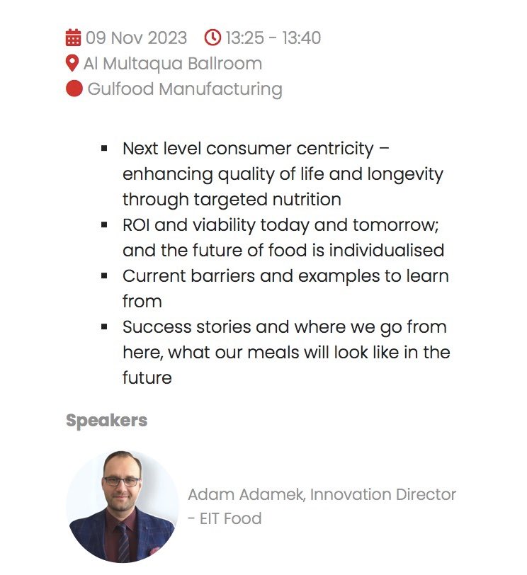 I am going to take you into a journey to personalised nutrition. Mark your calendars!
„Personalised nutrition - nutrition for each and every body” 

#innovation #personalisednutrition 
#BiteTheFuture
