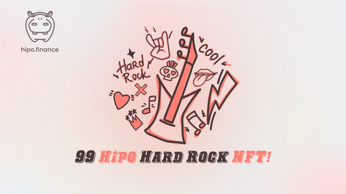 🎸 Celebrate Hipo's mainnet launch with our exclusive "99 Hipo Hard Rock" NFT collection!

Complete challenges in 3 weeks for a chance to win.

Holding these NFTs qualifies you for a future Hipo governance token airdrop!

Rock on now: zealy.io/c/hipo/questbo…