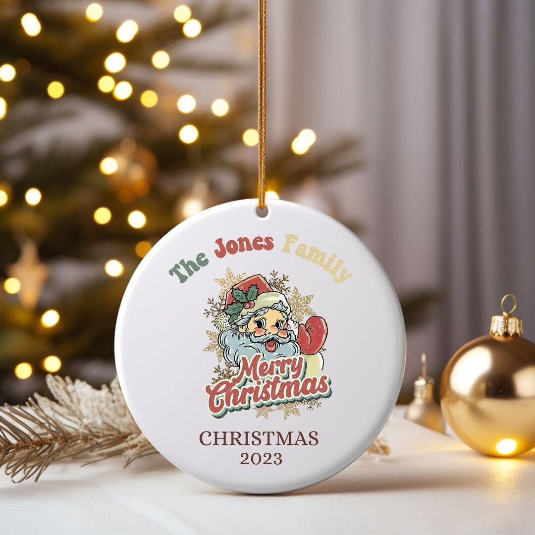 designsofheart's tweet photo. Retro Santa PERSONALIZED Family Ornament Merry Christmas - Etsy Australia https://t.co/FhDMCMFG6k
#personalizedornament #christmasornaments #familydecor #familyornament #customfamilyornaments #retrosanta #etsy #customfamilykeepsake #santa #christmas #specialgift https://t.co/jxbjdtMkLL