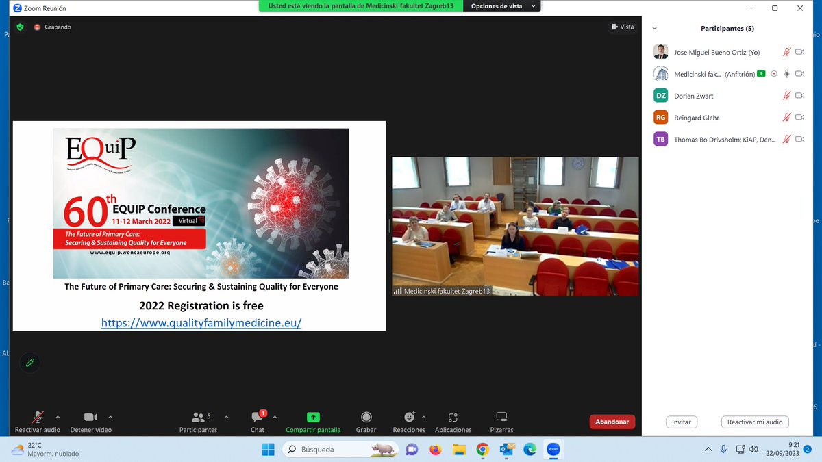 <a href="/EQuiP_Quality/">EQuiP</a>  Assembly report. Zagreb 🇭🇷, 22nd-23rd September 2023 🩷🩷
👉<a href="/ARochfort/">andree rochfort</a> 
👉@dzwart_GP 
👉<a href="/PilarAstier/">PILAR ASTIER-PEÑA</a> 
👉<a href="/jmbo1964/">Jose Miguel Bueno</a> 
👉<a href="/uemo_europe/">UEMO</a> 
👉<a href="/ShVinker/">Prof. Shlomo Vinker</a> 
👉<a href="/WONCA_QSafety/">WONCA Working Party on Quality and Safety</a>
👉<a href="/sanoysalvoblog/">Sano y salvo</a>
👉<a href="/lygidakis/">Harris Lygidakis</a> 
👉<a href="/josemvalderas/">Jose M Valderas</a> 

woncaeurope.org/news/view/equi…