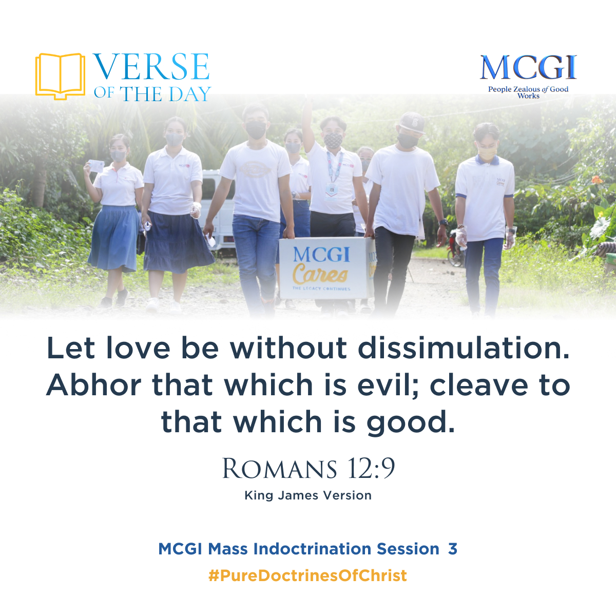 Members Church of God International on X: Verse of the Day Let