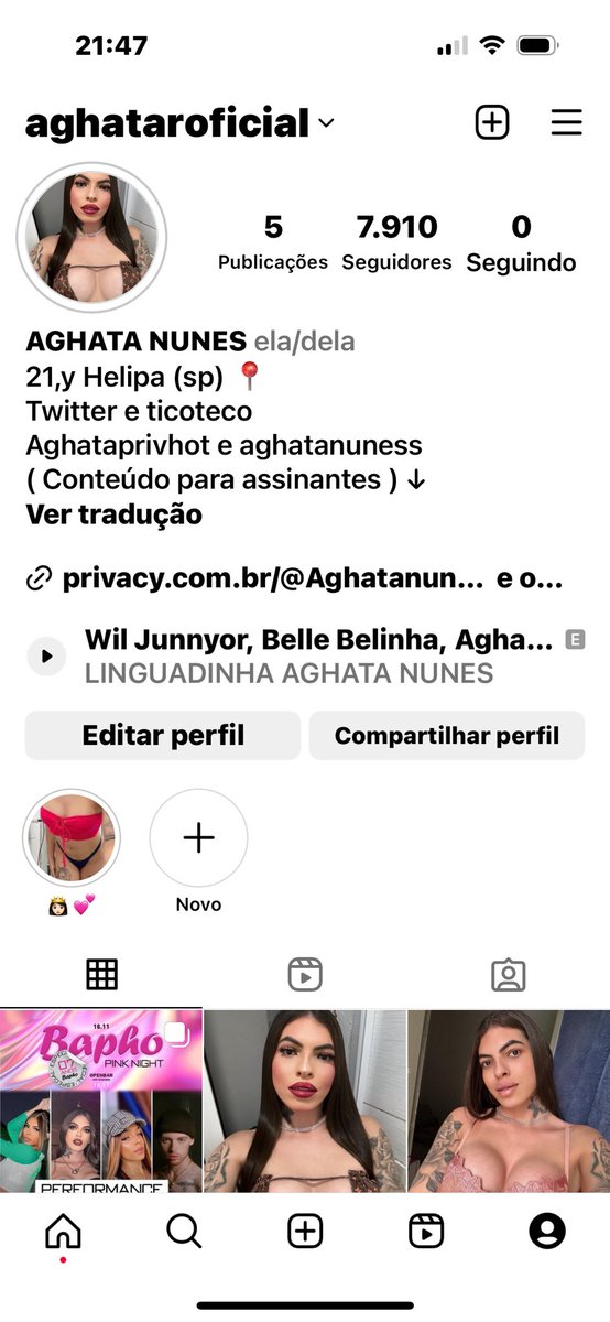 aghatanuness's tweet photo. PERDI TODAS MINHAS CONTAS AGHATERS ME SIGAM  NA https://t.co/OJ9GqQbav1 @aghataroficial https://t.co/kEFjdEvLEZ