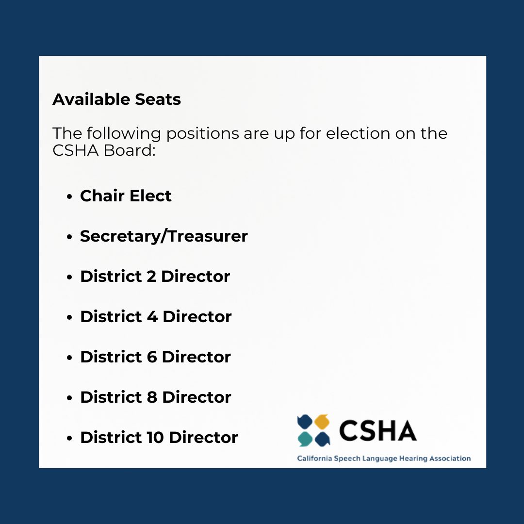 California Speech Language Hearing Association tweet media