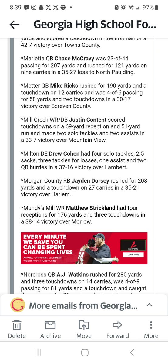 Drew Cohen (@drewcohen28) on Twitter photo Great to be part of winning our 6th region championship in a row. Thanks for printing my stat line Georgia High School football Daily. <a href="/MiltonEagles_FB/">Milton High School Football</a> <a href="/TEwracademy/">Terrence Edwards</a> <a href="/CoachBenReaves/">Ben Reaves Jr.</a> <a href="/Slymom261/">Alisha Sylvestri</a> <a href="/coachconnell85/">Drew Connell</a> <a href="/NEGARecruits/">Northeast Georgia Recruits</a> <a href="/RecruitGeorgia/">Recruit Georgia</a> <a href="/Velocity_XP/">Xavier Pendergrass</a> Great to be part of winning our 6th region championship in a row. Thanks for printing my stat line Georgia High School football Daily. <a href="/MiltonEagles_FB/">Milton High School Football</a> <a href="/TEwracademy/">Terrence Edwards</a> <a href="/CoachBenReaves/">Ben Reaves Jr.</a> <a href="/Slymom261/">Alisha Sylvestri</a> <a href="/coachconnell85/">Drew Connell</a> <a href="/NEGARecruits/">Northeast Georgia Recruits</a> <a href="/RecruitGeorgia/">Recruit Georgia</a> <a href="/Velocity_XP/">Xavier Pendergrass</a>