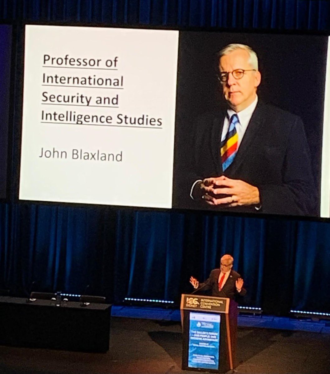 BuchananLiz's tweet photo. two stellar keynote speakers across two jam-packed maritime forums to mark 2023 #IP2023 #SeaPower23: @brucebrookings for @Australian_Navy Sea Power Conference & @JohnBlaxland1 for @Australian_Navy Sailors Forum 🌊 https://t.co/R11tUQz34l