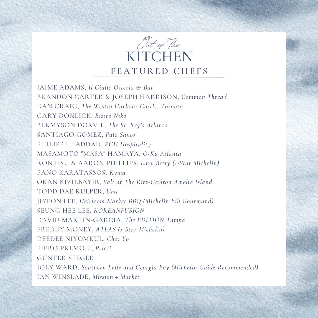horizonsatlanta's tweet photo. Chef Philippe Haddad is #OutOfTheKitchen because it's important to donate "where we know our money is going directly to the org." We can't wait to visit @StRegisAtl tomorrow for this event! Thanks to the chefs donating time &amp; talents for us!📰Read here: https://t.co/uzQt7TkS9L https://t.co/mFbBrfi4V2