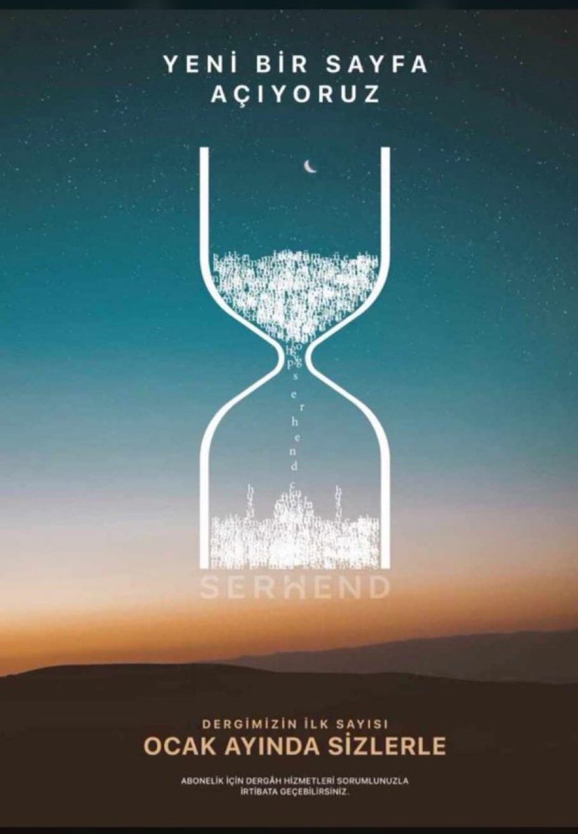 İnşallah 2024 
Serhend yılı olacak.
…
#Serhend
#Dergi