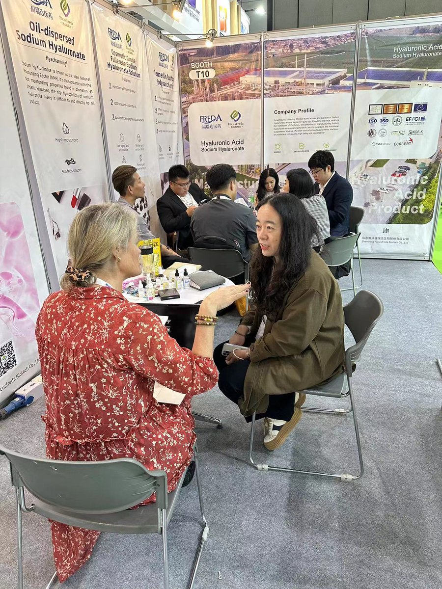 Focusfreda's tweet image. 🌟 【Day 2】at in-cosmetics Asia and the atmosphere is electric! #hyaluronicacid 

The countdown to our Thailand journey has begun, and we&apos;re eager to welcome you at Booth【T10】with open arms.  🤝💄 

#incos #incosmetics @incosmetics  #incosaisa #focusfreda #COSMETICS