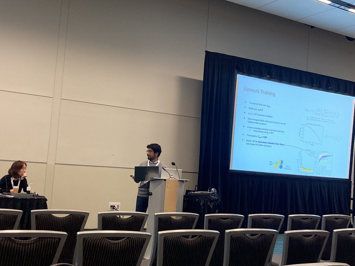 ArmanRahmim's tweet photo. Shadab @ahxmeds of our #Qurit team presenting his work towards a segment anything model (SAM) applied to oncological PET/CT imaging.  @IEEEorg #ieee #nssmic https://t.co/TCT8wOOc2a