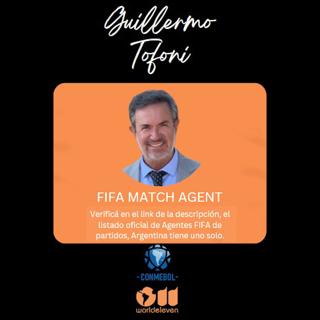 WorldEleven's tweet photo. Guillermo Tofoni - Único Agente oficial fifa de partidos. Argentina tiene uno solo.

Entra al link para ver el listado oficial de FIFA:

https://t.co/aeq49asdPn

@TofoniGuillermo @WorldEleven @fifacom_es https://t.co/rMrH5TmcA8