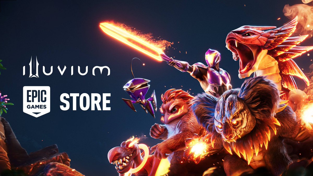 kekkaishihy1990's tweet photo. Illuvium (ILV), a fantasy 3D RPG game built with Unreal Engine 5 technology and running on the Immutable X (IMX) blockchain network - a Layer 2 scaling solution for Ethereum - announced the launch of its version. Beta 3 on the popular game distribution platform Epic Games Store. https://t.co/chrRJzNjDz