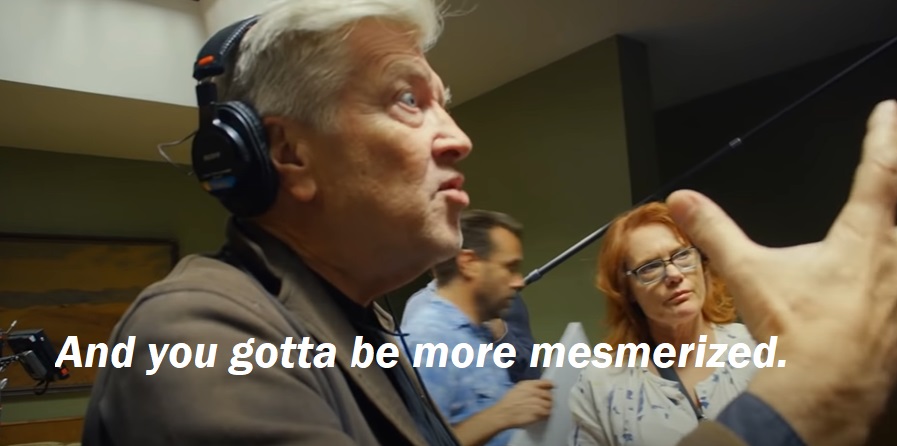 choppingwoodpod's tweet photo. David Lynch directing Twin Peaks: The Return https://t.co/c4NyR93OPA